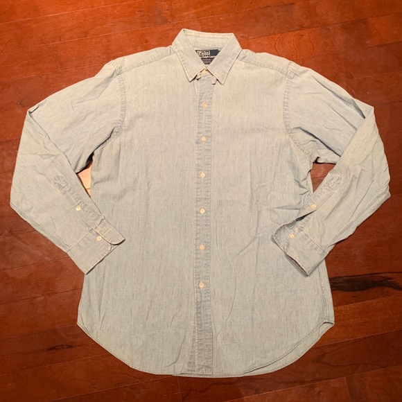 Polo Ralph Lauren Other - Polo Long Sleeve Button Down Denim-look